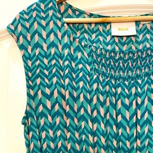 [SOLD] Maeve Pattern Dress from Anthropologie